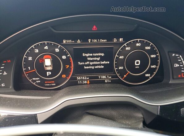 WA1LAAF7XHD023661 2017 AUDI Q7 Black Vista del cuadro de instrumentos