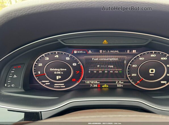 WA1LAAF7XHD031470 2017 AUDI Q7 Черный Вид задних сидений