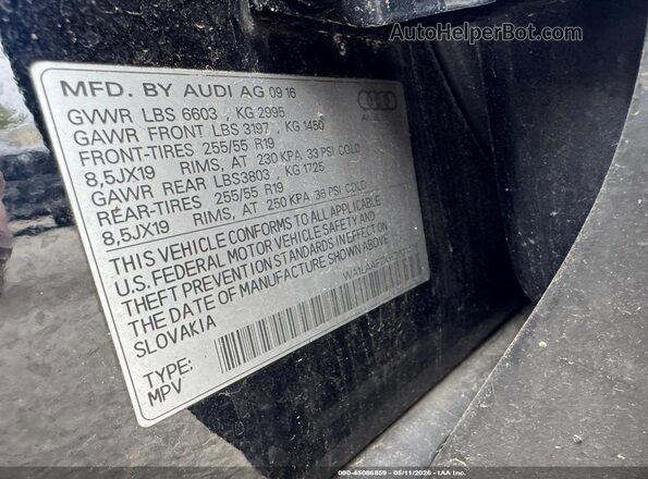 WA1LAAF7XHD031470 2017 AUDI Q7 Черный Вид подкапотного пространства