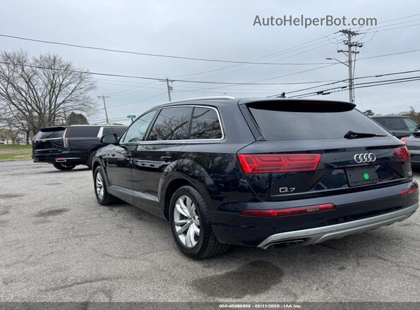 WA1LAAF7XHD031470 2017 AUDI Q7 Черный Задняя левая четверть