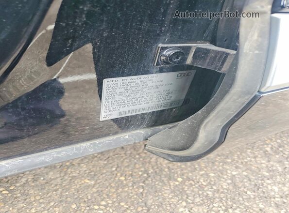 WA1LAAF7XHD046731 2017 AUDI Q7 Black Widok naklejki z numerem VIN