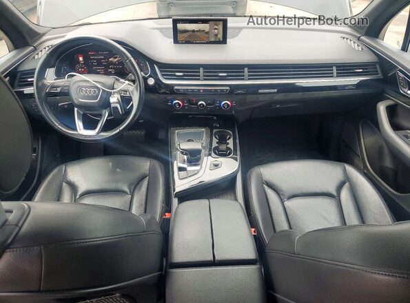 WA1LAAF7XHD046731 2017 AUDI Q7 Black Widok deski rozdzielczej