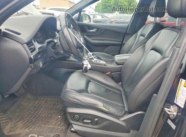 WA1LAAF7XHD046731 2017 AUDI Q7 Black Widok wnętrza z przodu