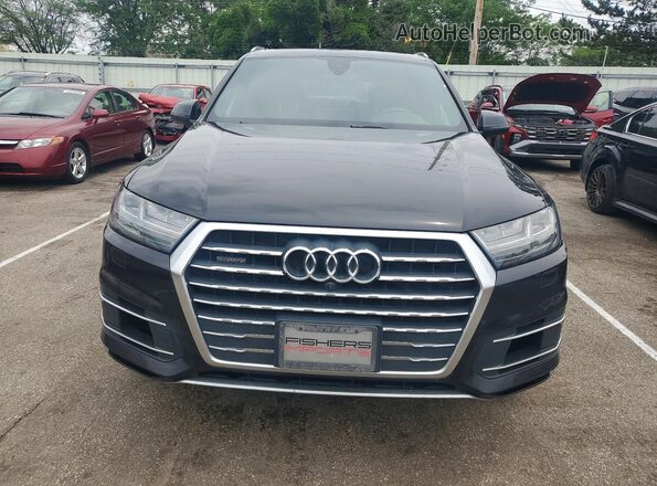 WA1LAAF7XHD046731 2017 AUDI Q7 Black Widok z przodu