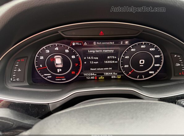 WA1LAAF7XKD008942 2019 AUDI Q7 Черный Вид спереди
