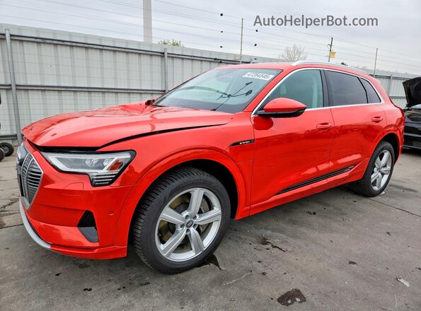 WA1LAAGEXKB014491 2019 AUDI E-TRON Orange Vista tres cuartos delantera izquierda