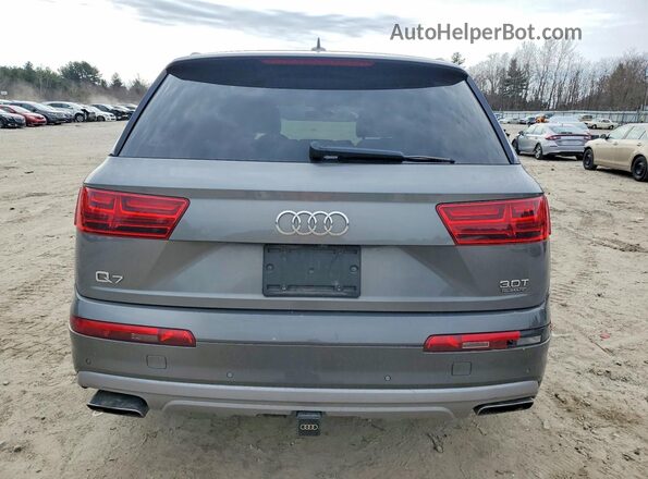 WA1LABF71JD007988 2018 AUDI Q7 Gray უკანა ხედი