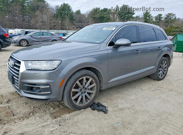 WA1LABF71JD007988 2018 AUDI Q7 Gray წინა მარცხენა ხედი სამი მეოთხედიდან