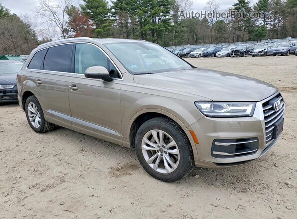 WA1LABF7XHD006946 2017 AUDI Q7 Бежевый Передняя правая четверть