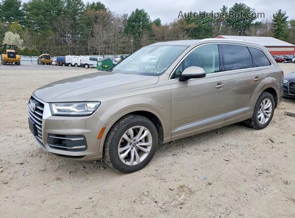 WA1LABF7XHD006946 2017 AUDI Q7 Бежевый Передняя левая четверть