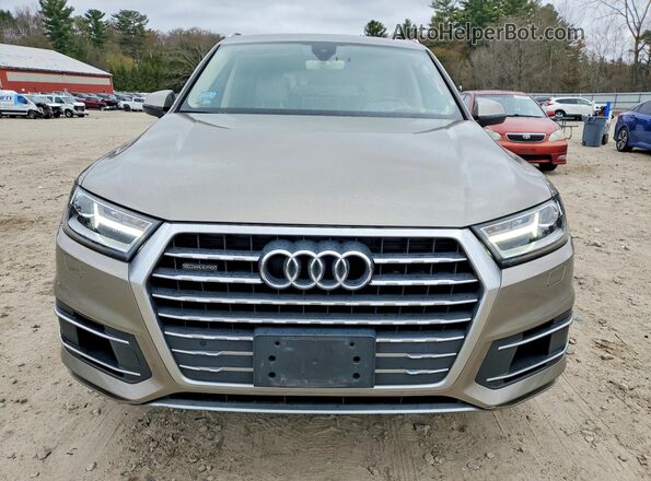 WA1LABF7XHD006946 2017 AUDI Q7 Бежевый Вид спереди