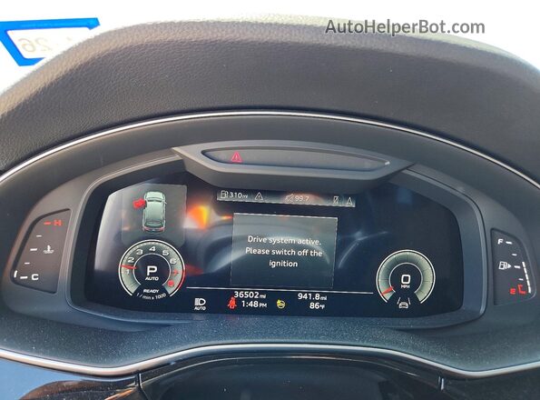 WA1LCBF77PD029805 2023 AUDI Q7 White Widok zestawu wskaźników