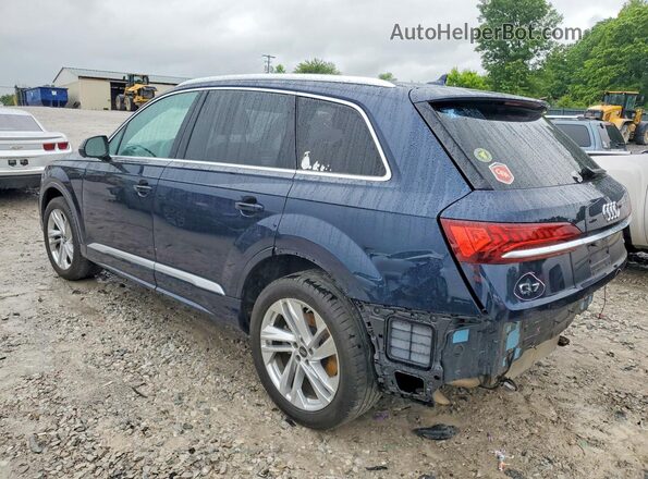 WA1LCBF78PD014777 2023 AUDI Q7 Blue Rear left