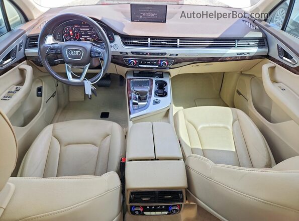 WA1LHAF70KD028371 2019 AUDI Q7 Белый Вид панели приборов