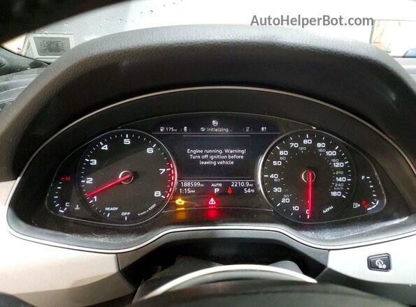 WA1LHAF71JD023890 2018 AUDI Q7 Серебряный Вид щитка приборов