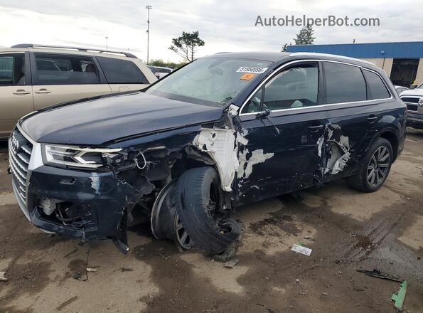 WA1LHAF72JD001722 2018 AUDI Q7 Blue Vista tres cuartos delantera izquierda