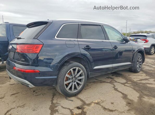 WA1LHAF72JD001722 2018 AUDI Q7 Blue Trasero derecho