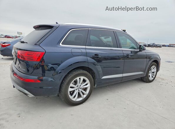 WA1LHAF73HD051264 2017 AUDI Q7 Синий Задняя правая четверть