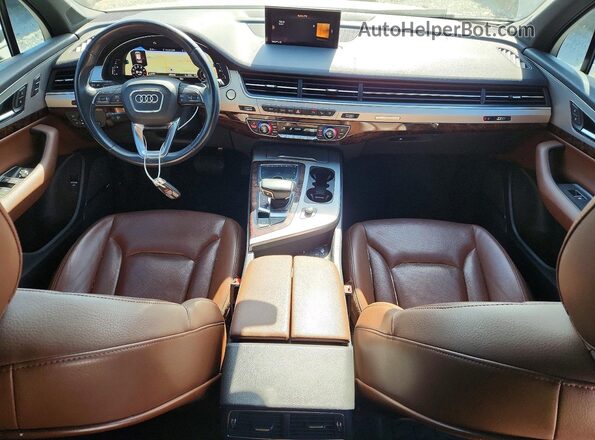 WA1LHAF73KD026937 2019 AUDI Q7 Белый Вид панели приборов