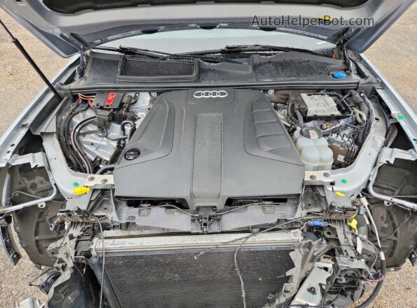 WA1LHAF74KD020421 2019 AUDI Q7 Серебряный Вид подкапотного пространства