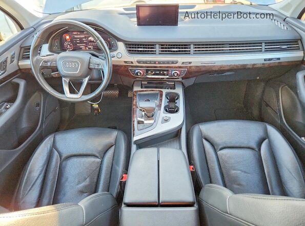 WA1LHAF74KD021519 2019 AUDI Q7 Серебряный Вид панели приборов