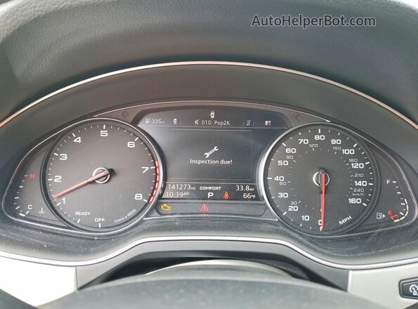 WA1LHAF75JD020801 2018 AUDI Q7 Черный Вид щитка приборов