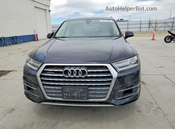 WA1LHAF75JD047075 2018 AUDI Q7 Black Widok z przodu