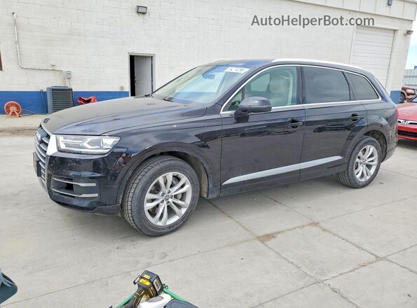 WA1LHAF75JD047075 2018 AUDI Q7 Black Przód lewy