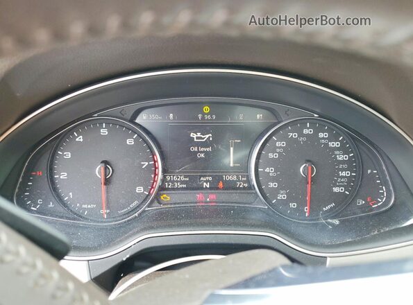 WA1LHAF75JD047075 2018 AUDI Q7 Black Widok zestawu wskaźników