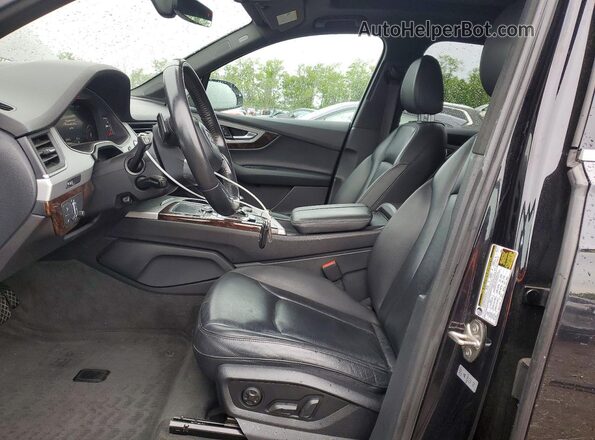 WA1LHAF75KD016992 2019 AUDI Q7 Черный Вид салона спереди