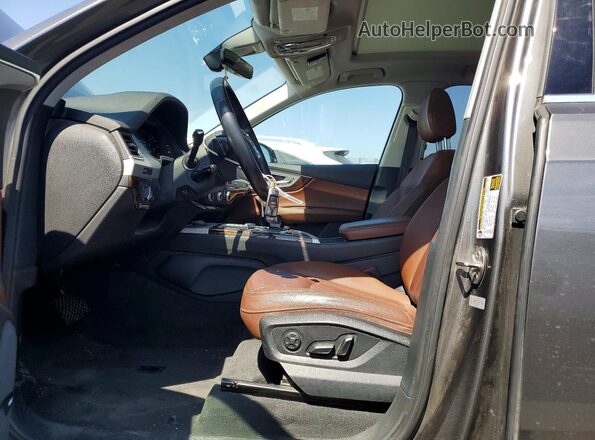 WA1LHAF75KD037146 2019 AUDI Q7 Угольный Вид салона спереди