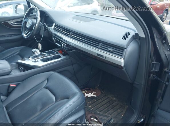WA1LHAF78KD046536 2019 AUDI Q7 Черный Вид салона спереди