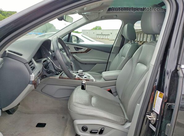 WA1LHBF76JD028590 2018 AUDI Q7 Black Widok wnętrza z przodu