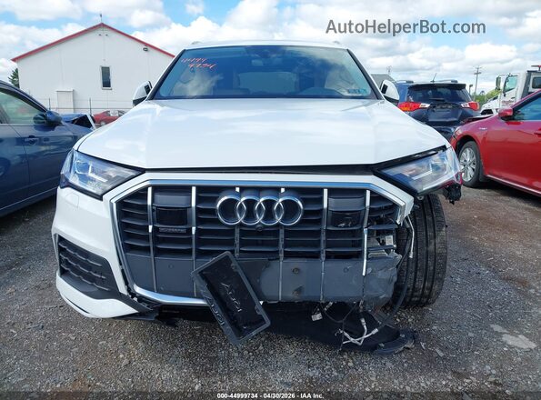 WA1LJAF71MD000666 2021 AUDI Q7 White Widok zestawu wskaźników