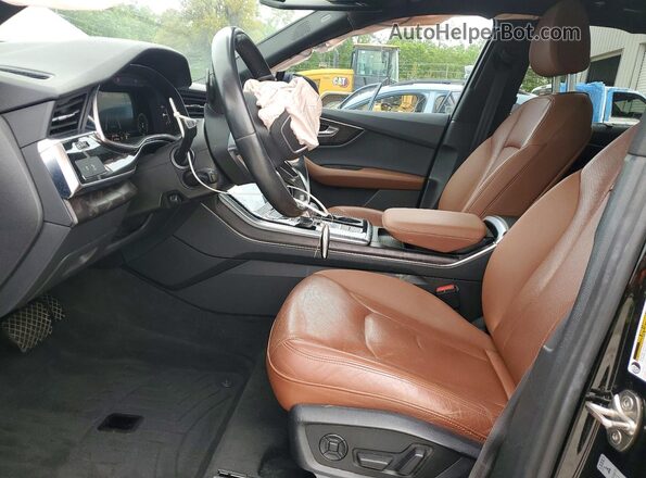 WA1LJAF71MD018679 2021 AUDI Q7 Black Widok wnętrza z przodu