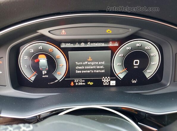 WA1LVBF73SD025494 2025 AUDI Q7 Белый Вид щитка приборов
