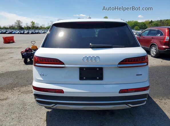 WA1LXAF71MD000763 2021 AUDI Q7 White Вид ззаду