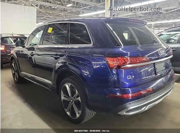 WA1LXAF72MD014929 2021 AUDI Q7 Синий Задняя левая четверть