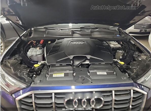 WA1LXAF72MD014929 2021 AUDI Q7 Синий Вид подкапотного пространства