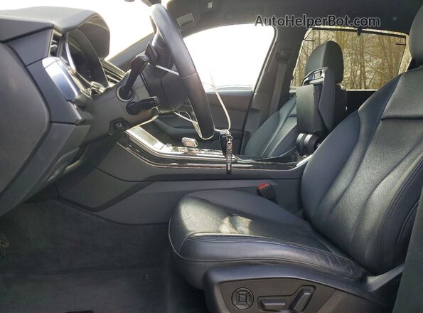 WA1LXAF73LD007115 2020 AUDI Q7 Black Widok wnętrza z przodu