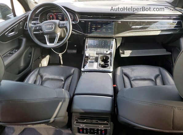 WA1LXAF73LD007115 2020 AUDI Q7 Black Widok deski rozdzielczej