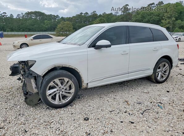 WA1LXAF79LD005353 2020 AUDI Q7 White წინა მარცხენა ხედი სამი მეოთხედიდან