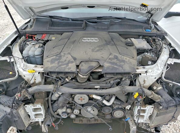 WA1LXAF79LD005353 2020 AUDI Q7 White ძრავის განყოფილების ხედი
