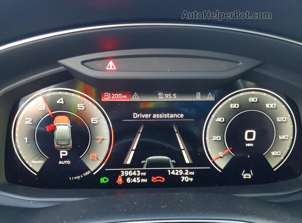 WA1LXBF70PD008749 2023 AUDI Q7 Черный Вид щитка приборов