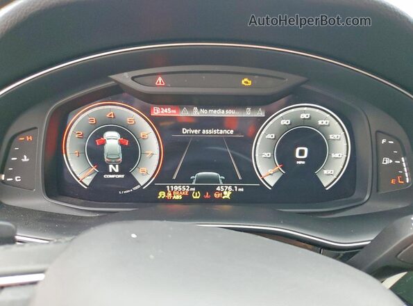 WA1LXBF74PD007667 2023 AUDI Q7 Черный Вид щитка приборов