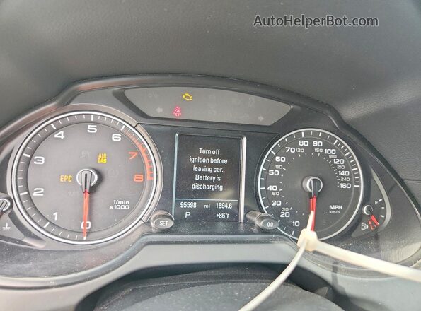 WA1M2AFP0HA039919 2017 AUDI Q5 Черный Вид щитка приборов