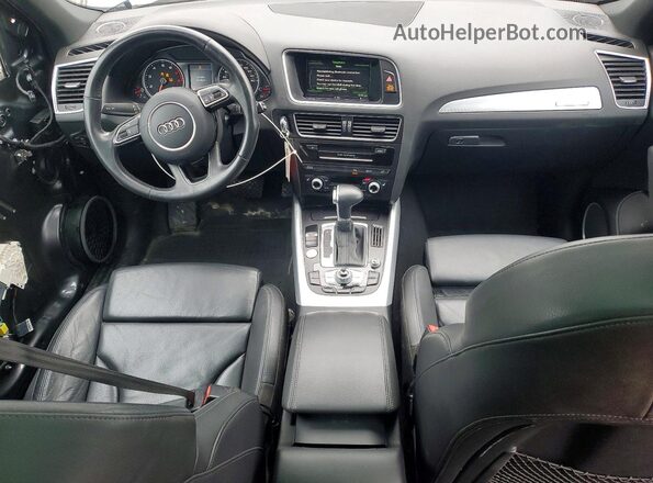 WA1M2AFP3HA096017 2017 AUDI Q5 Gray Առջևի վահանակի տեսք