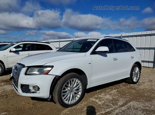 WA1M2AFP6HA037799 2017 AUDI Q5 White წინა მარცხენა ხედი სამი მეოთხედიდან