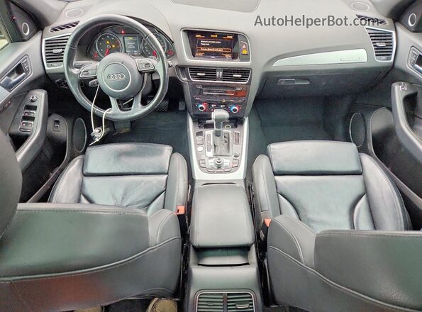 WA1M2AFP7HA091029 2017 AUDI Q5 Black Widok deski rozdzielczej