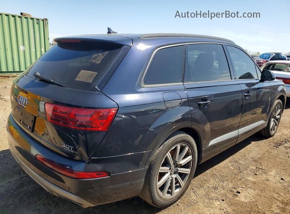 WA1VAAF70HD012662 2017 AUDI Q7 Черный Задняя правая четверть